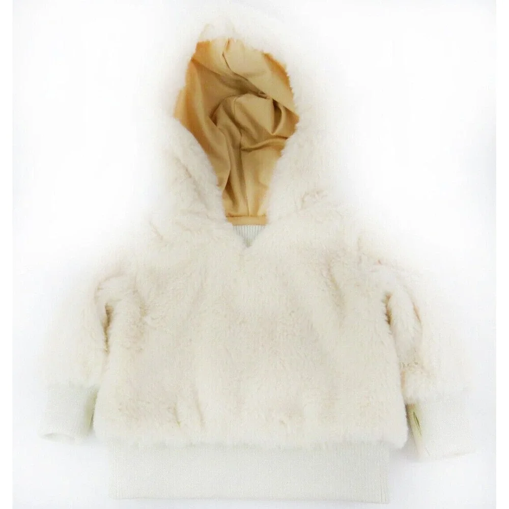 Infant‎ Girls Sweatshirt Sovereign Code Infant Girls Faux Fur Hooded Fleece 6-9M